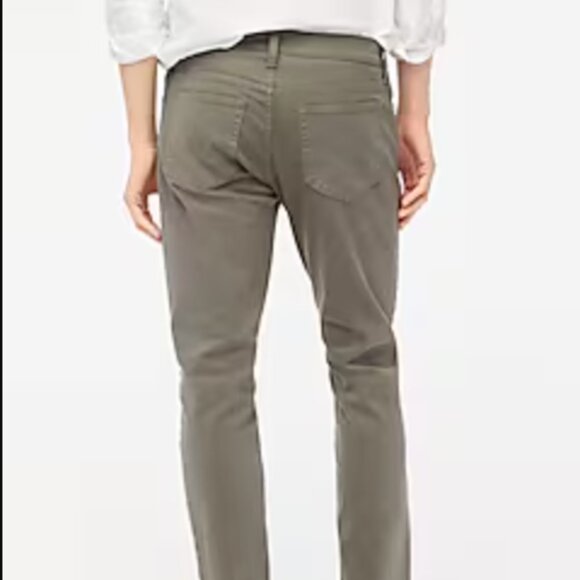 J. Crew Factory slim-fit garment-dyed five-pocket pant, Dusty Charcoal, 32x30 - Picture 3 of 4